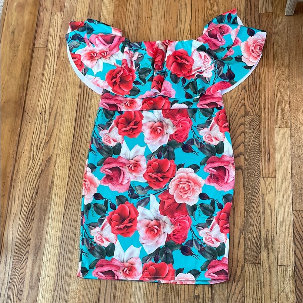Boohoo Off-Shoulder Dress